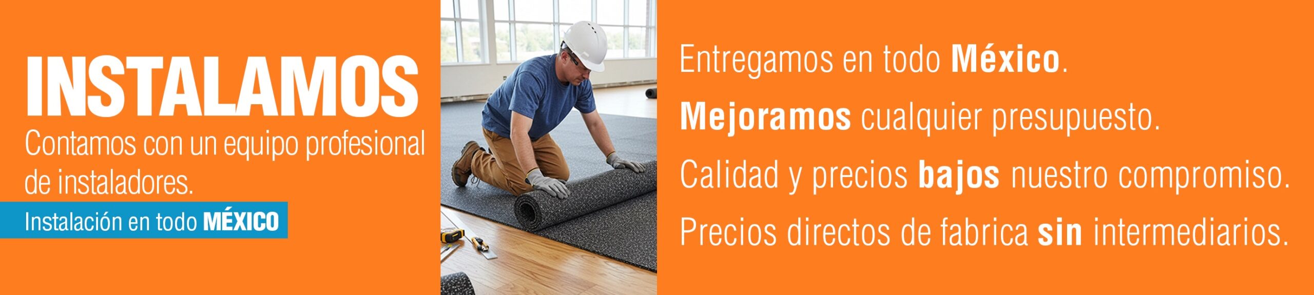 Instalación de tapetes